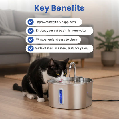 Protect your cat from dehydration and urinary emergencies with Purrify